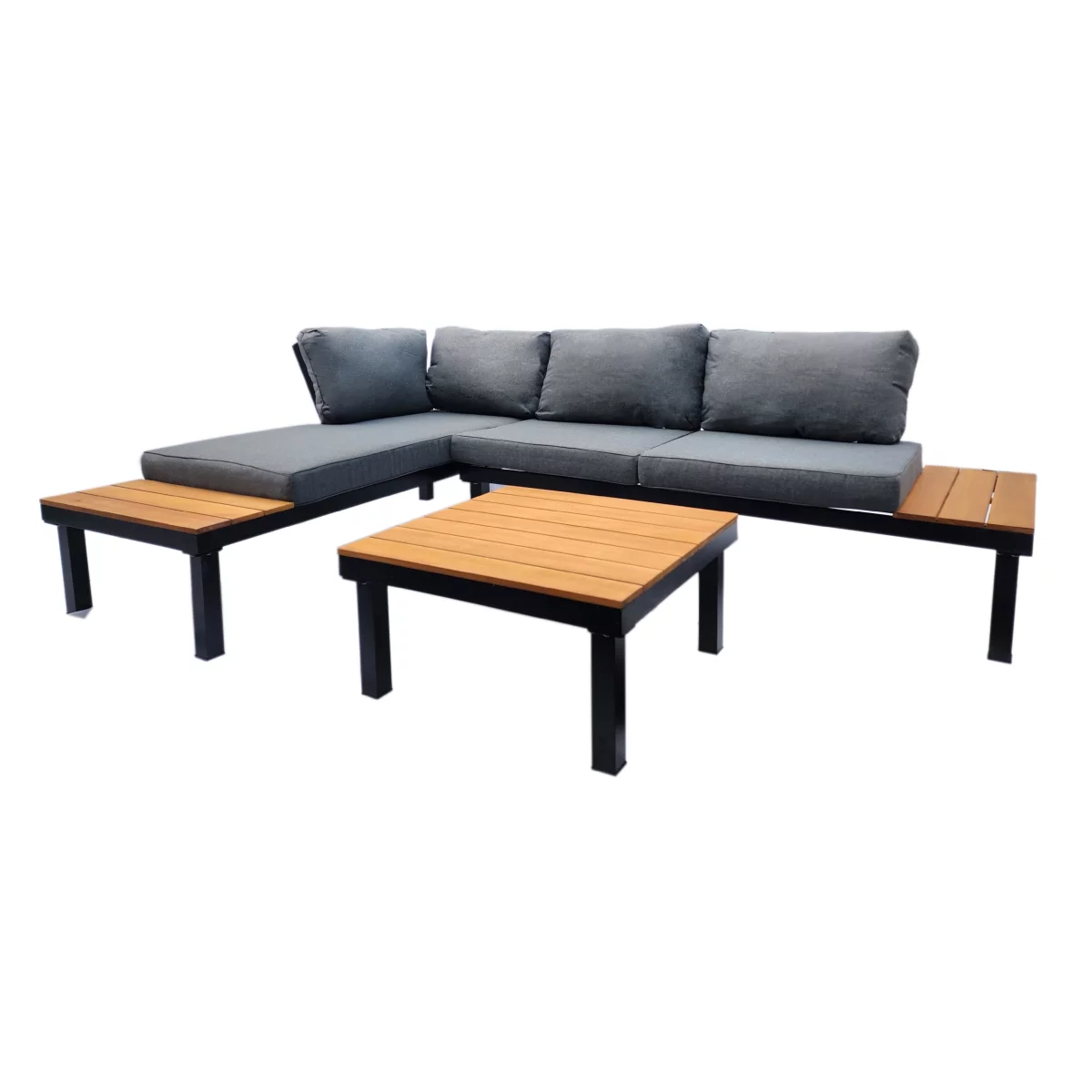 Gartenmöbel Lounge Set aus Eukalyptus - Noja