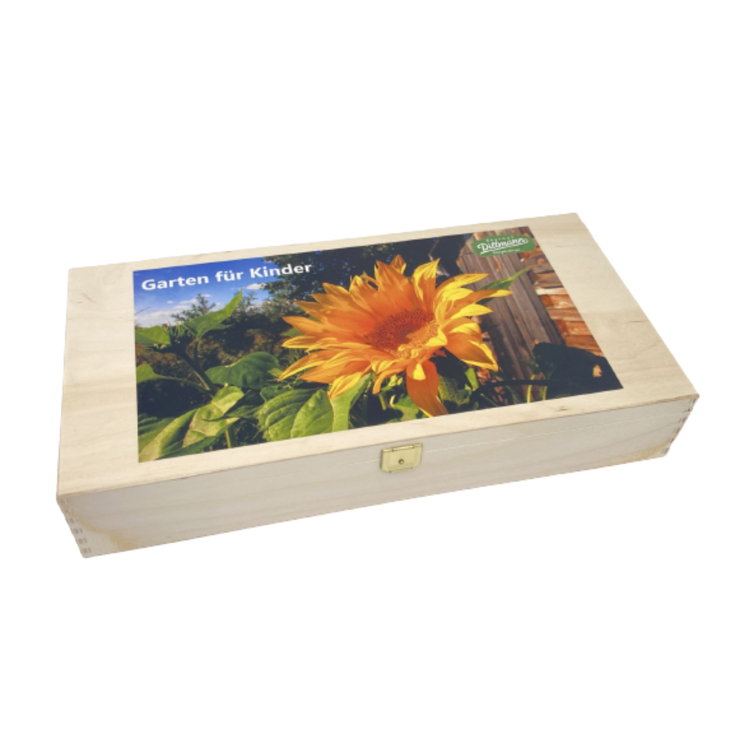 Saatgut-Holzbox L - Garten für Kinder
