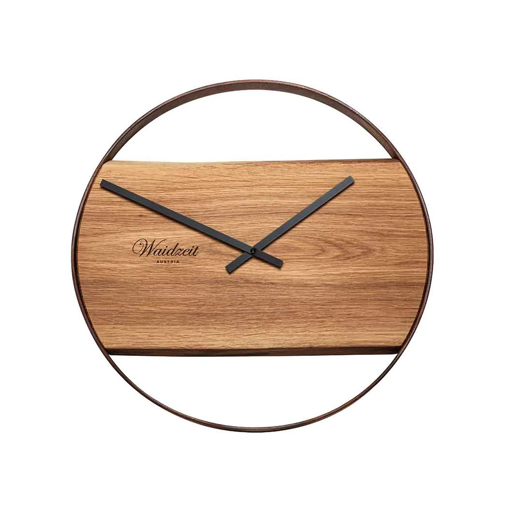 Wanduhr Premium Eiche