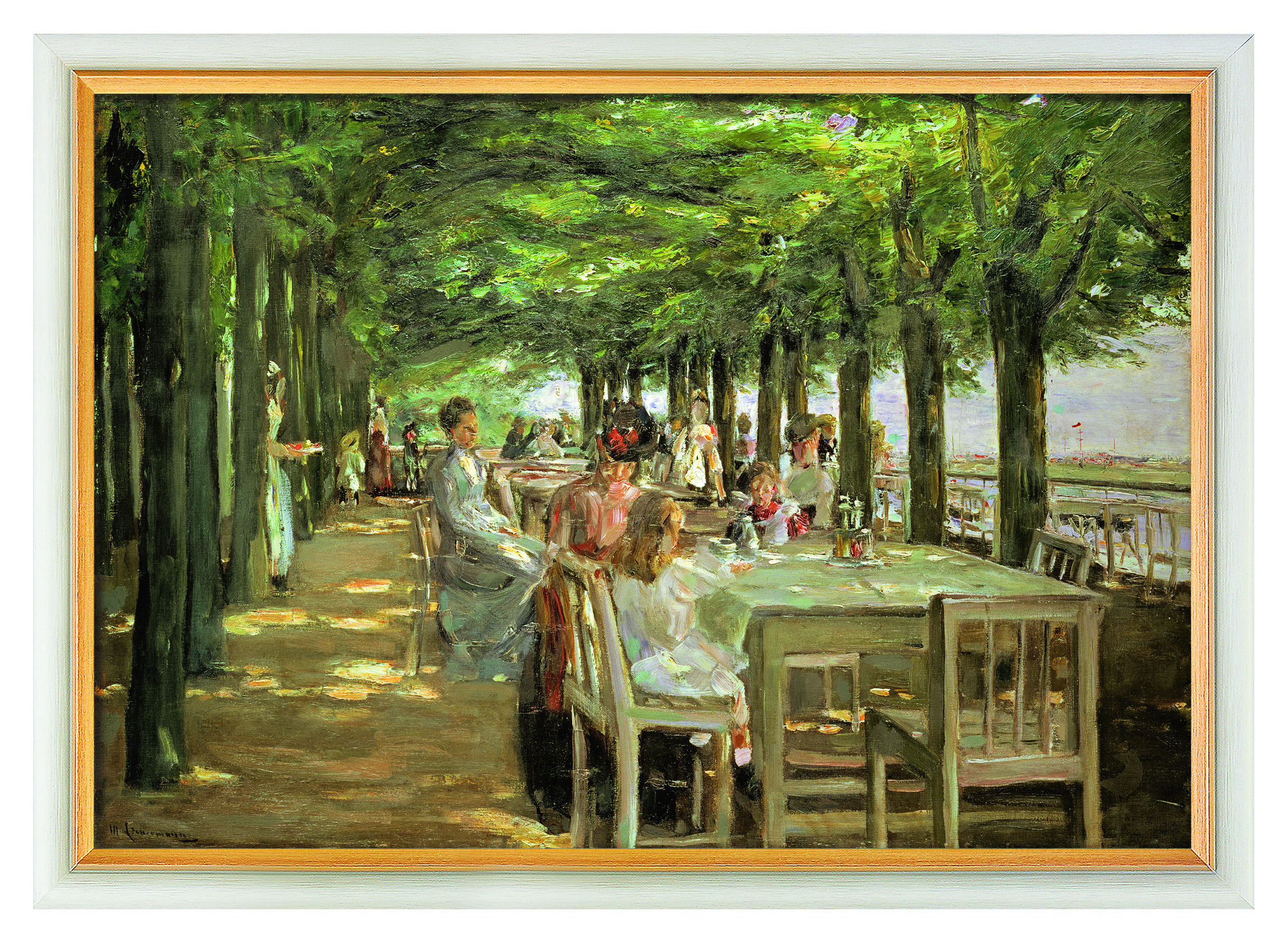 Gemälde "Terrasse im Restaurant Jacob" 1902 – Max Liebermann