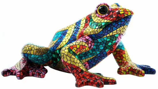 Mosaikfigur Frosch