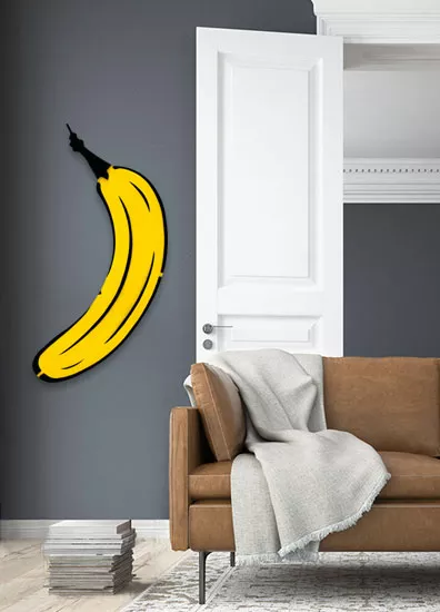 Wandobjekt Cut Out Banane - Thomas Baumgärtel