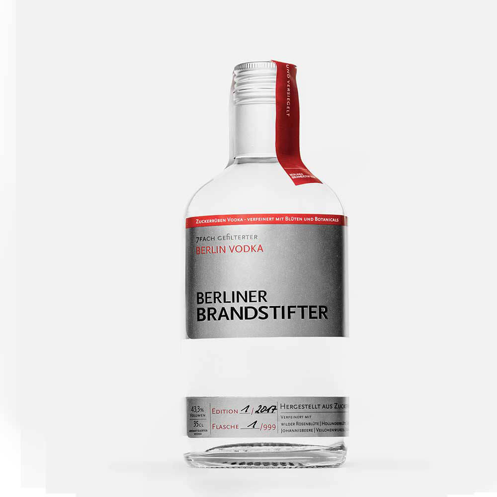 Vodka 0.7 l Rezeptbuch Set – Berliner Brandstifter