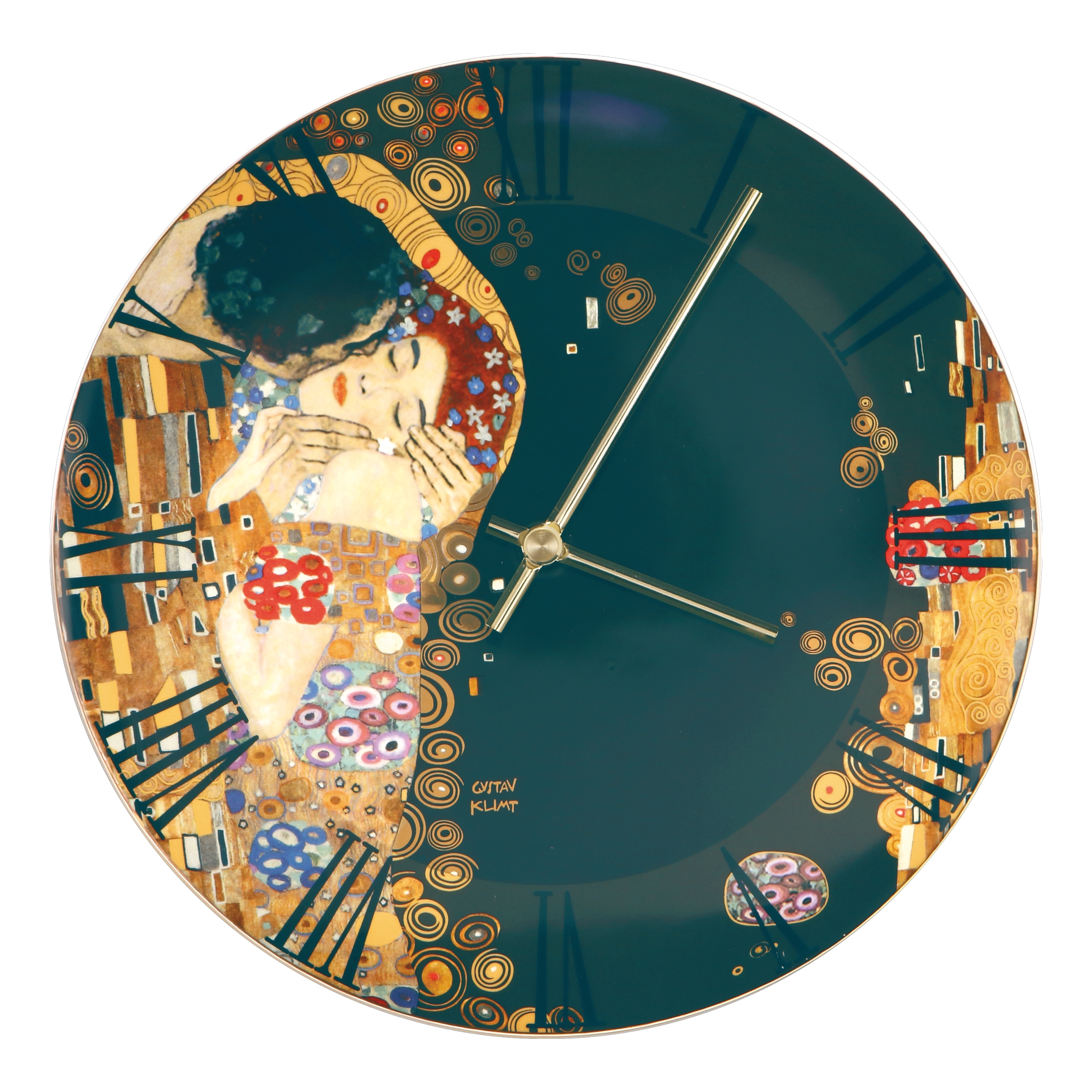 Wanduhr Der Kuss – Gustav Klimt