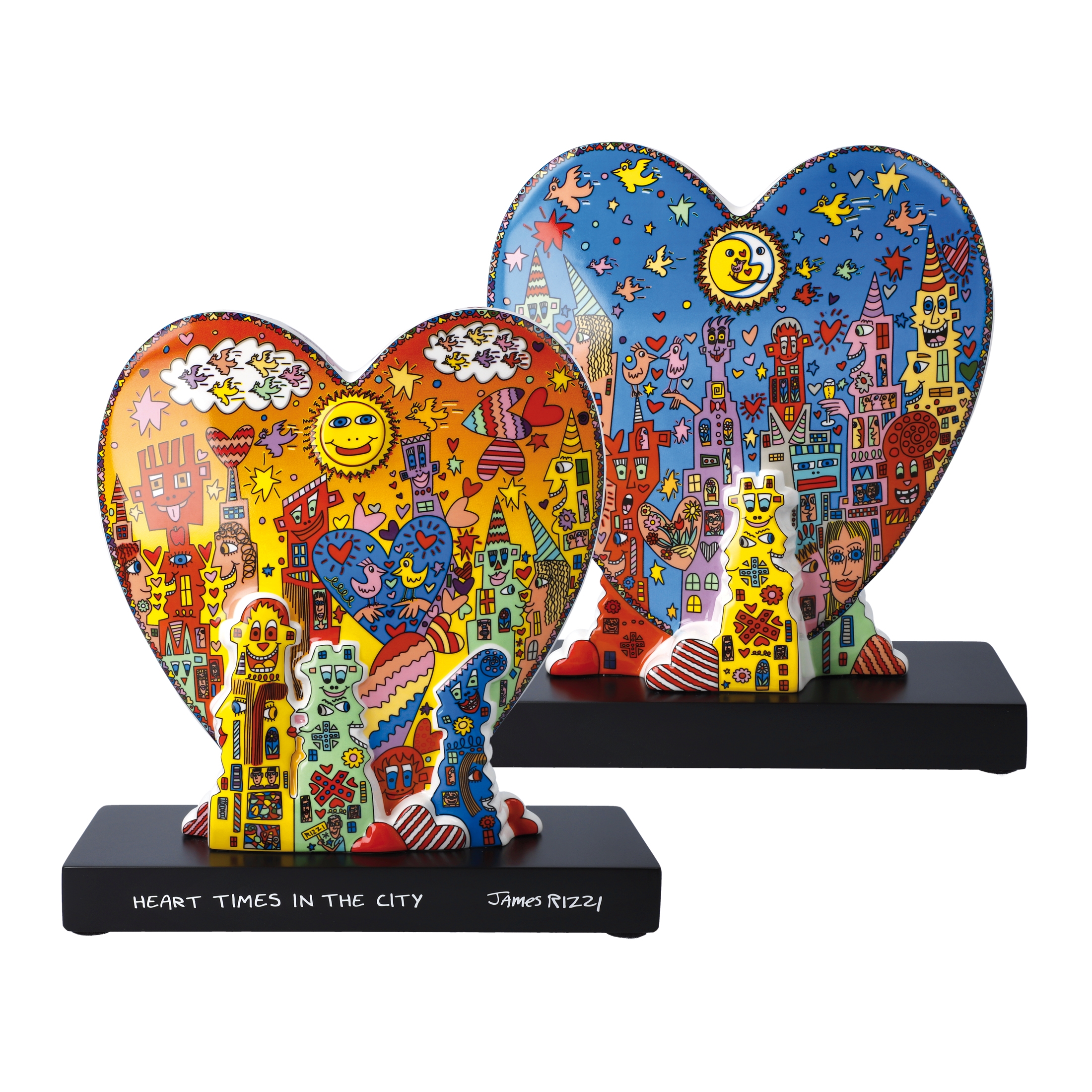 Figur Heart times in the City – James Rizzi