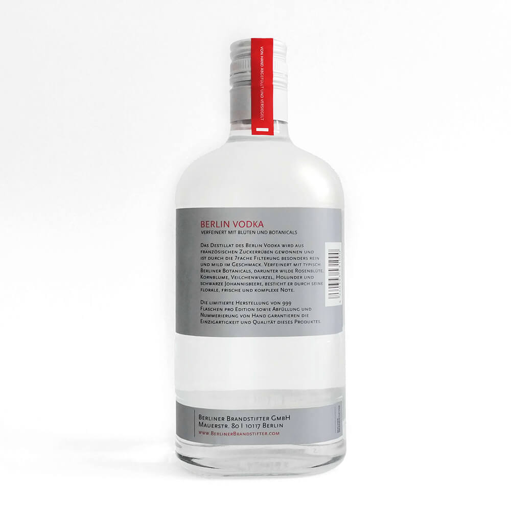 Vodka 0.7 l Rezeptbuch Set – Berliner Brandstifter