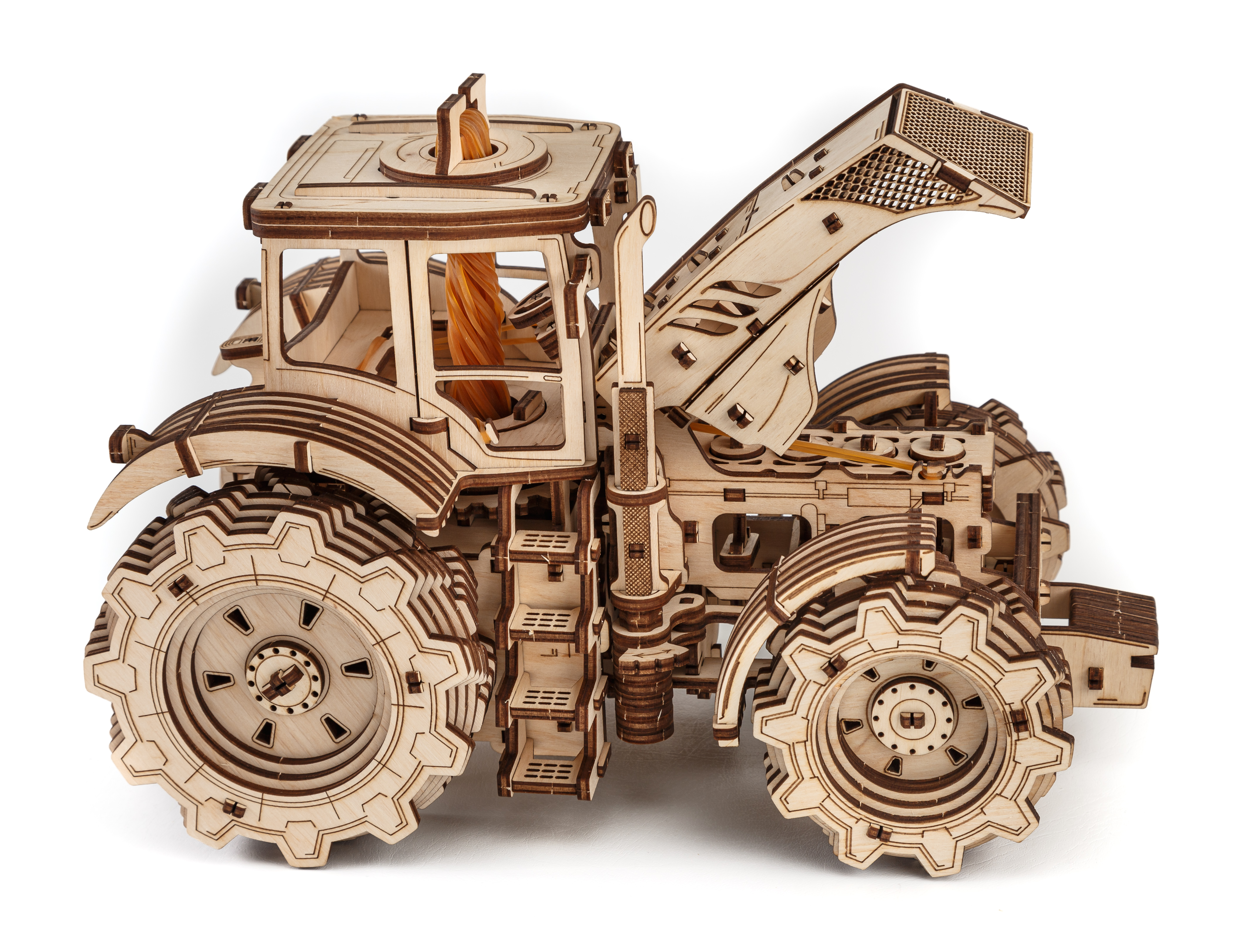 Holzpuzzle - 3D Traktor