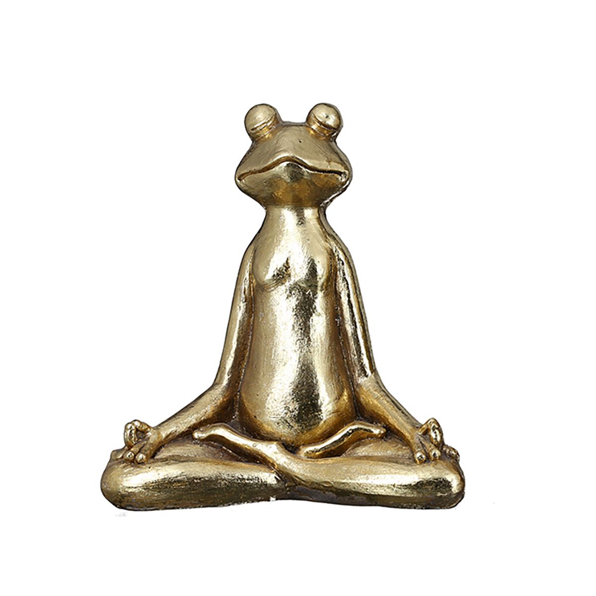 Gartenskulptur Yogafrosch