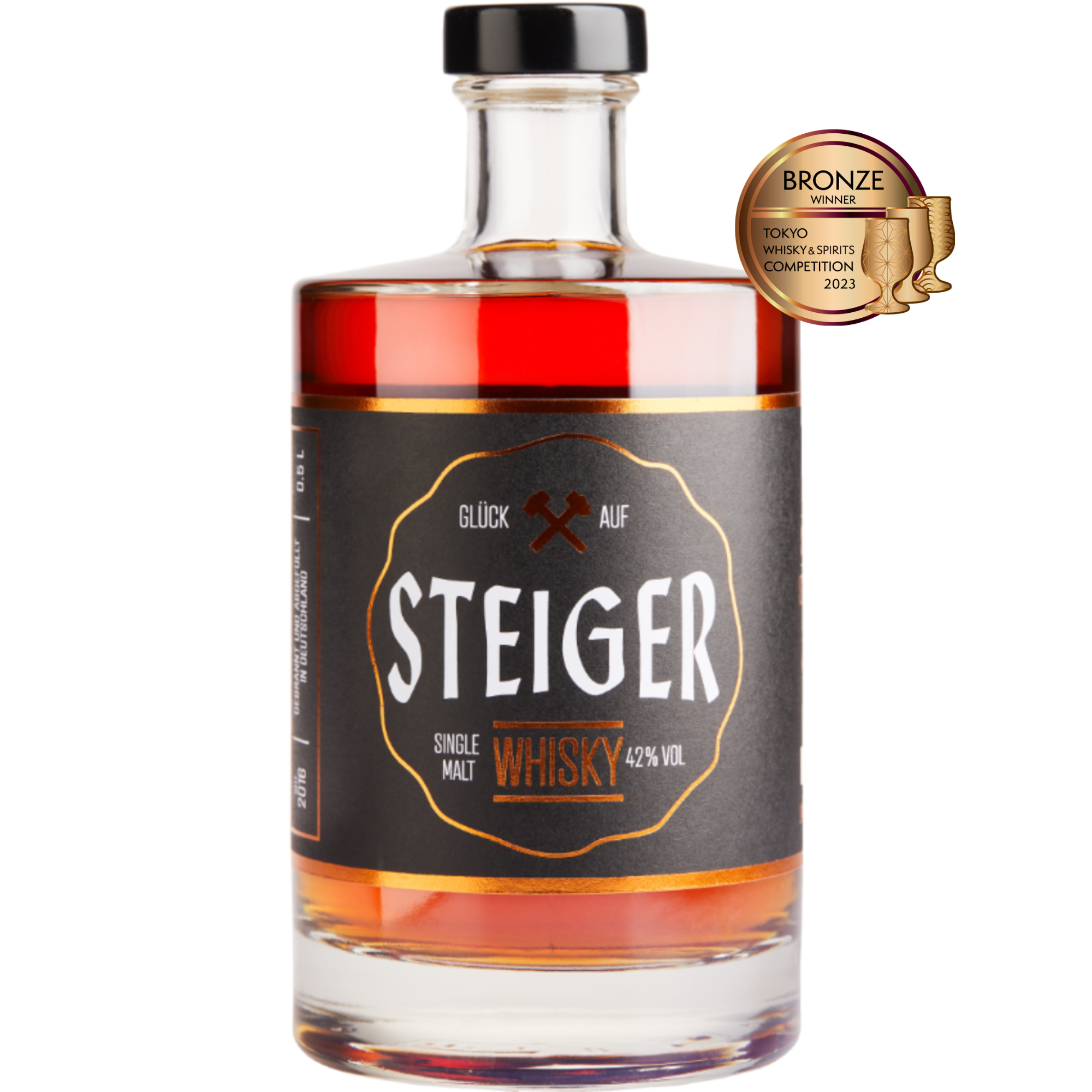 Steiger Whisky - Single Malt inkl. Gläser und Untersetzer