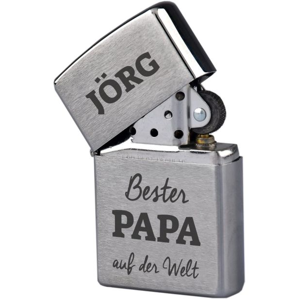 Zippo "Bester Papa" - personalisiert