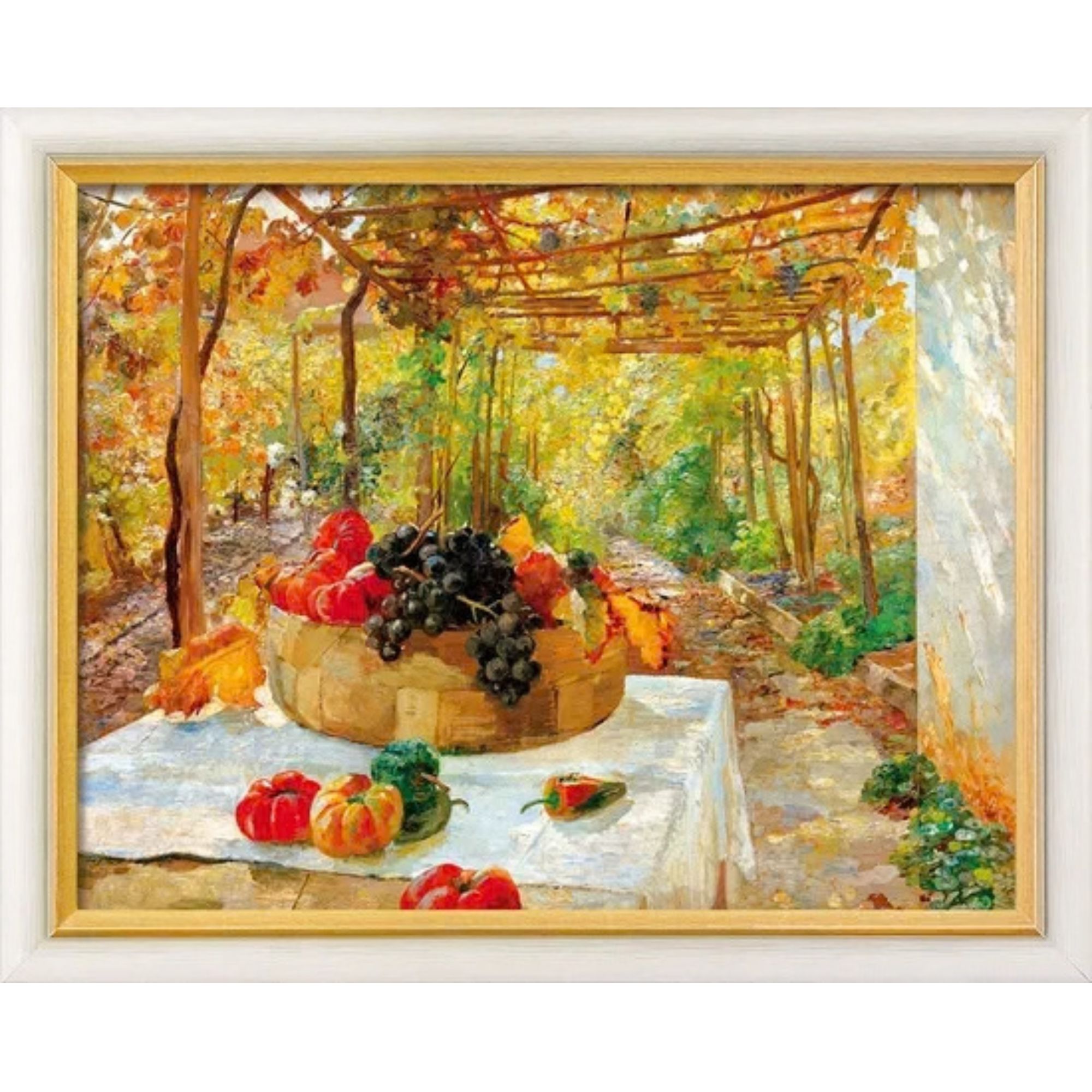 Bild | In der Pergola (um 1910) – Marie Egner