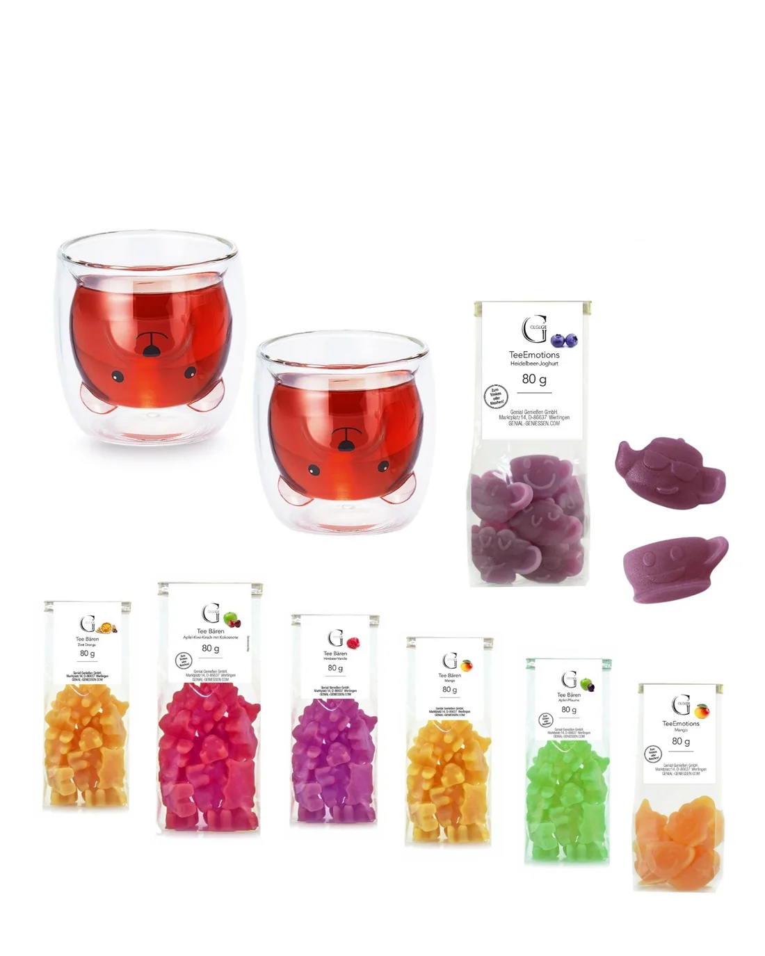 Geschenk-Set | Tee-Bären
