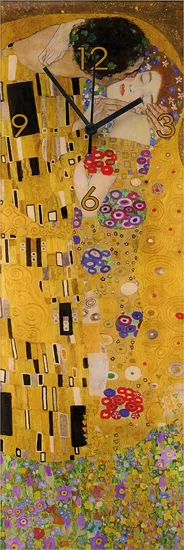 Wanduhr "Der Kuss" – Gustav Klimt