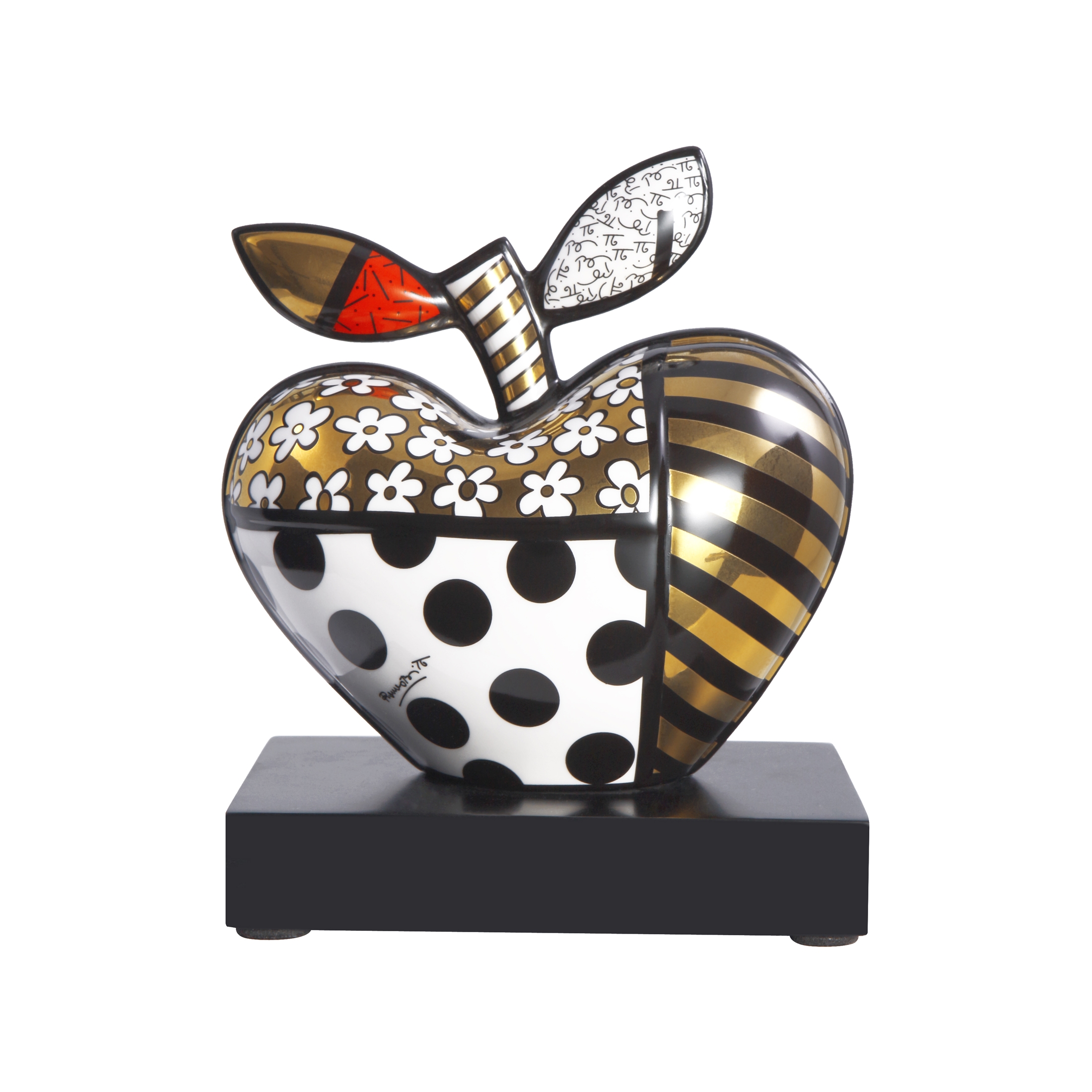 Figur Golden Big Apple – Romero Britto