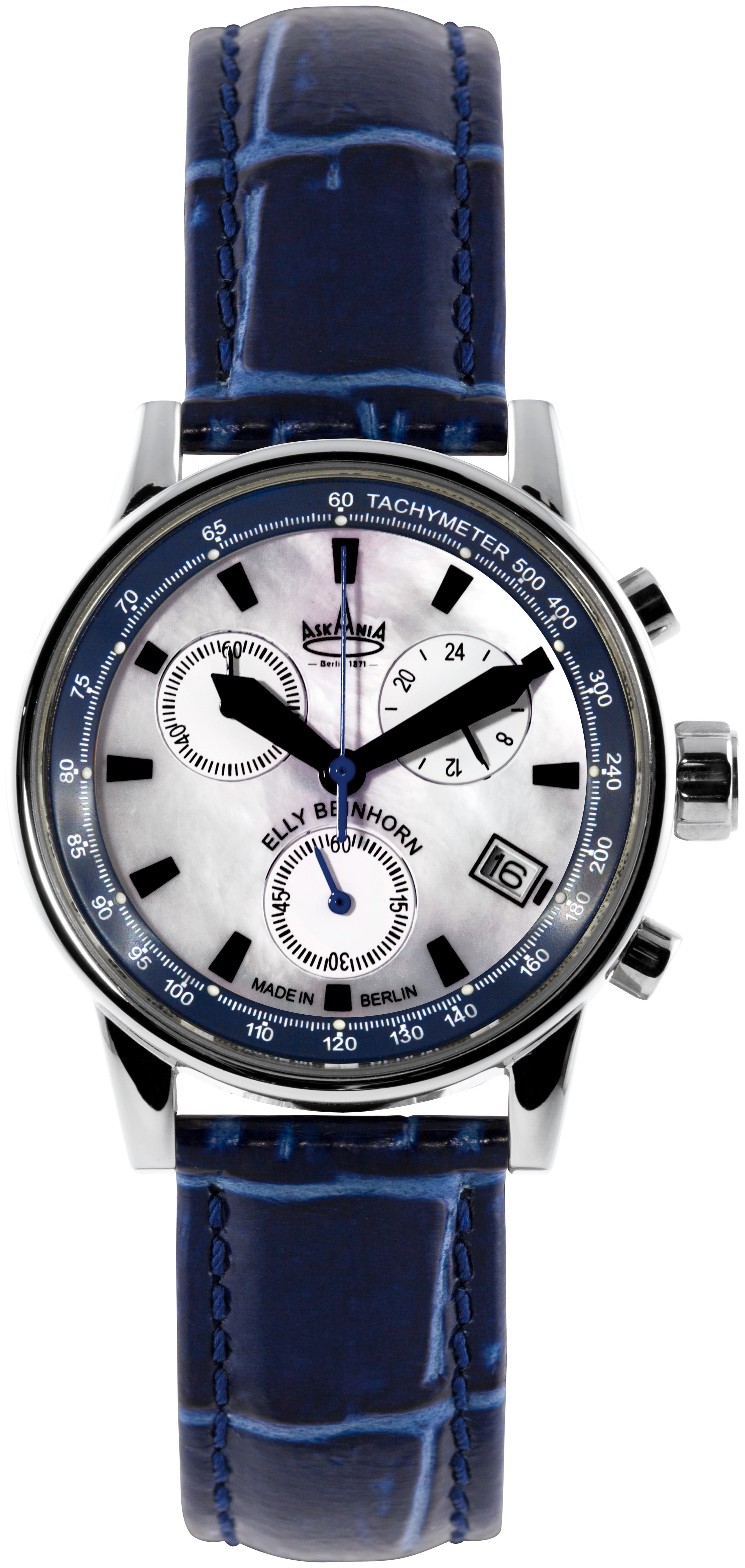 Armbanduhr - ASKANIA ELLY BEINHORN Chronograph blau