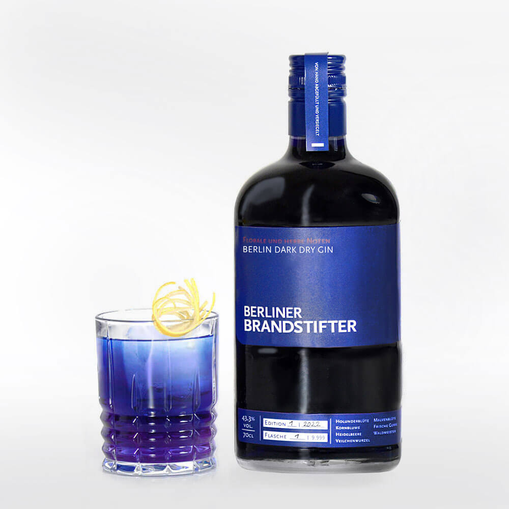 Dark Dry Gin Set mit Jutebeutel – Berliner Brandstifter