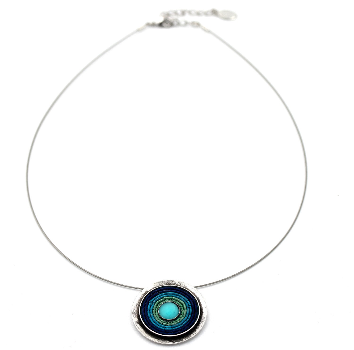 Kette"India Antik" - blau 