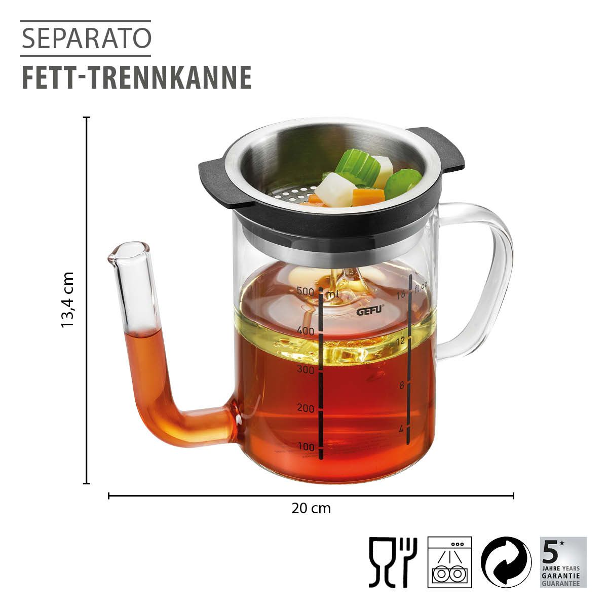 Fett-Trennkanne SEPARATO