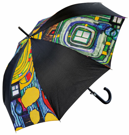 Stockschirm Regentropfenfänger - Friedensreich Hundertwasser
