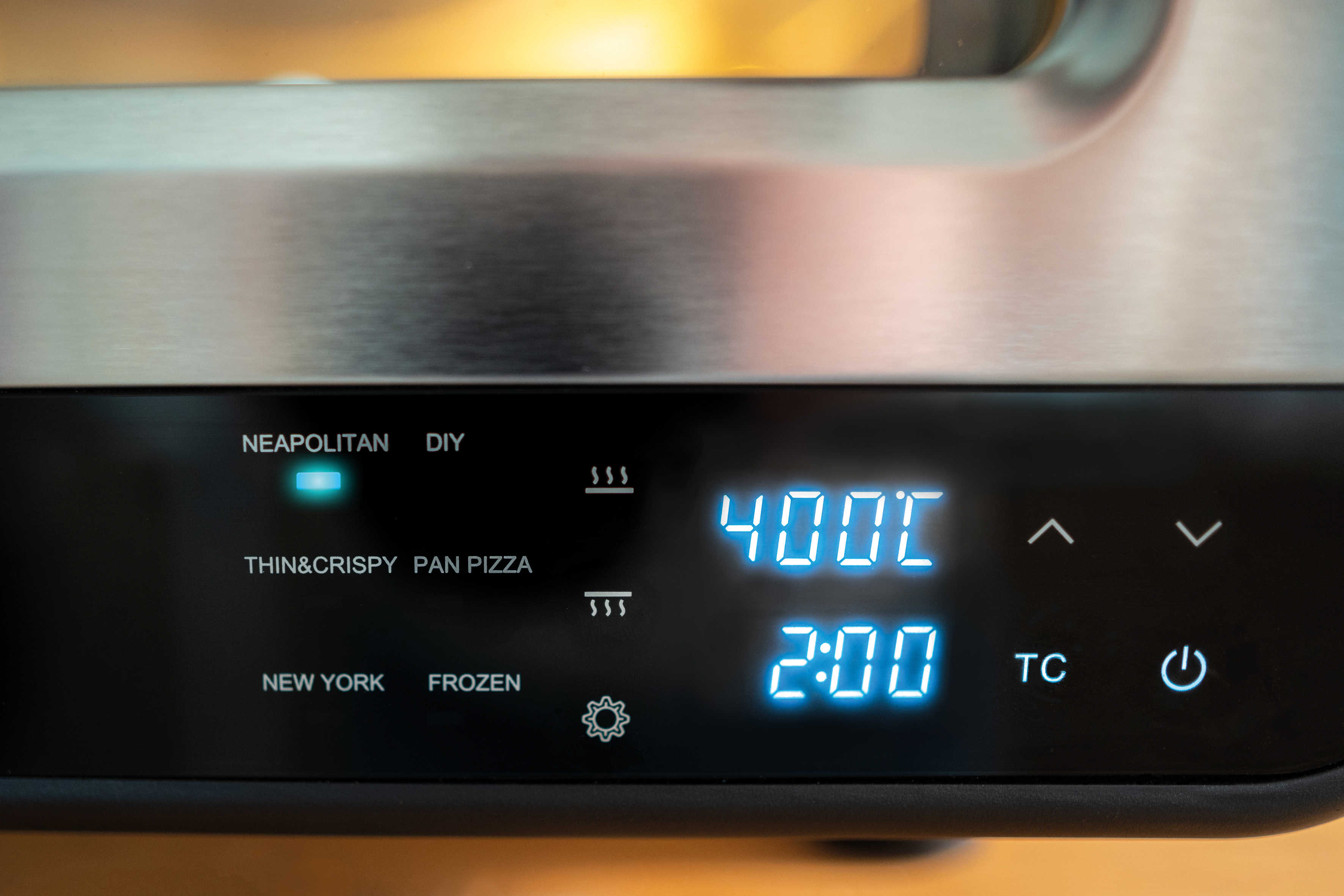  Pizzaofen mit digitalem Touch-Control-Display