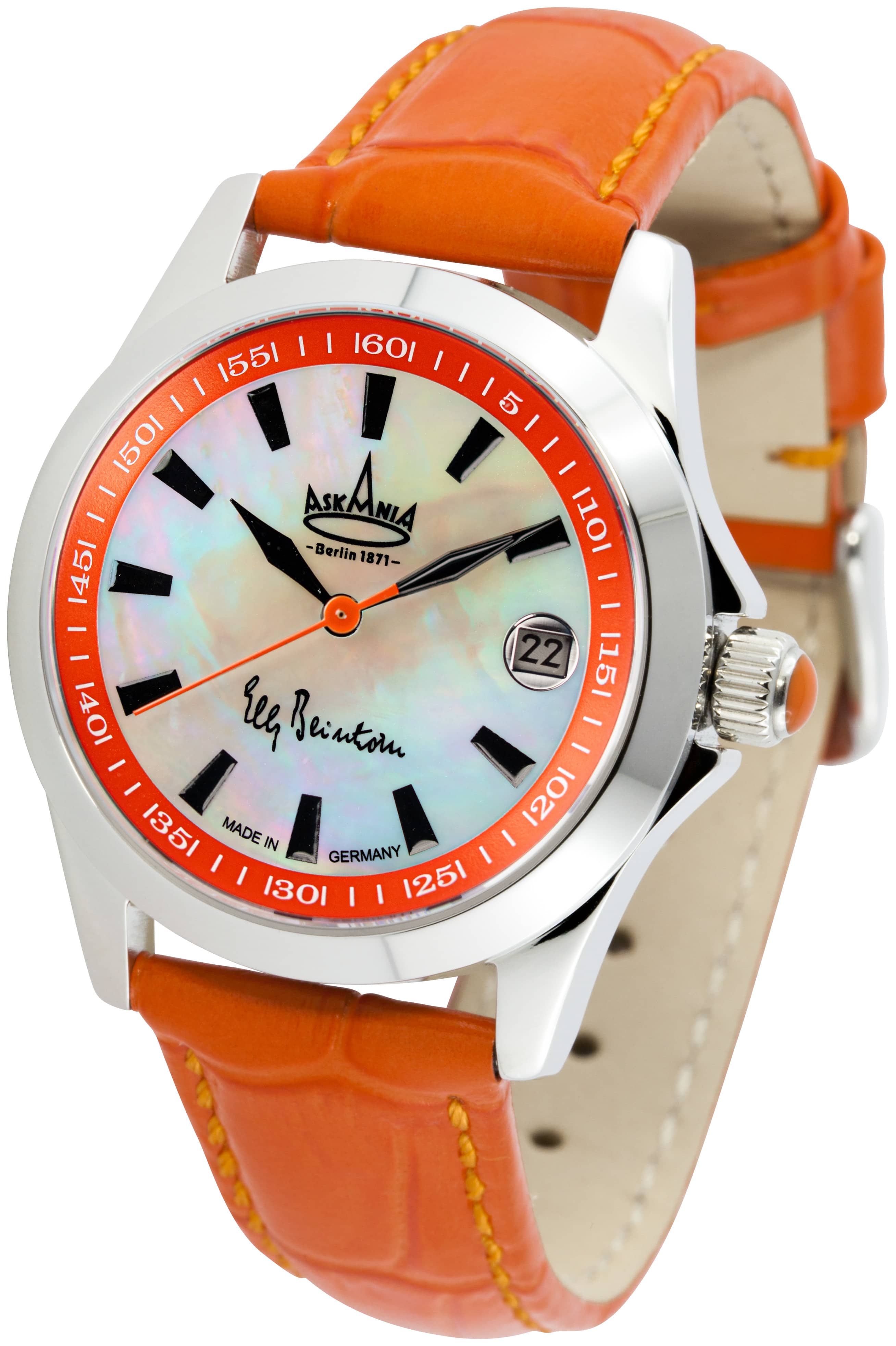 Armbanduhr - ASKANIA ELLY BEINHORN Automatik orange