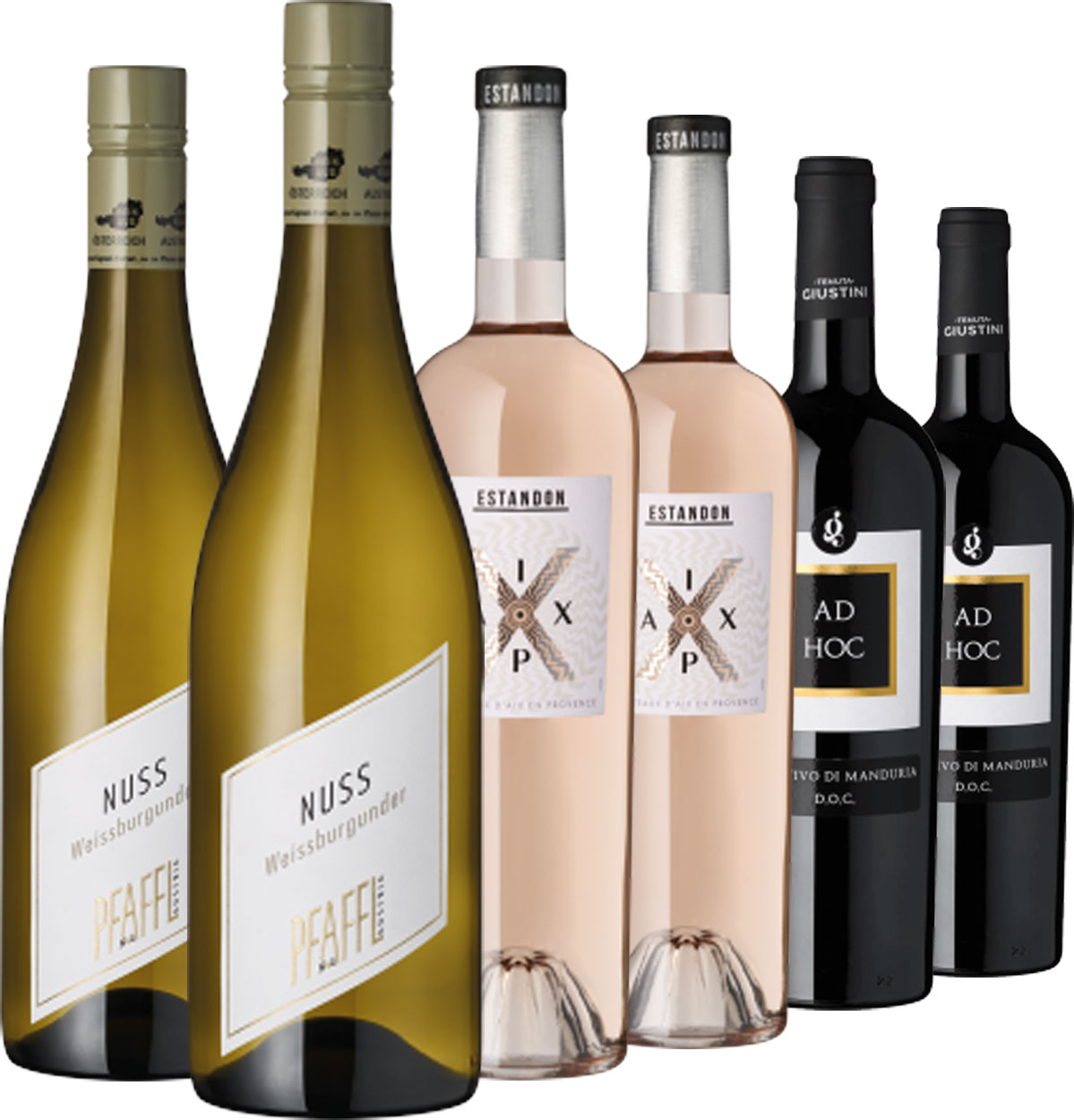 Weinpaket 6er Set | Grillabend de luxe