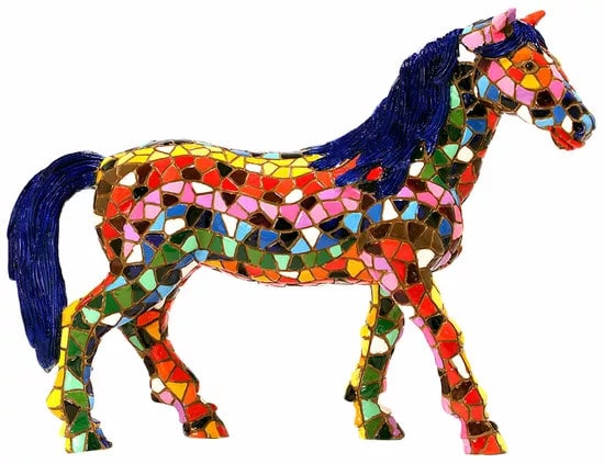 Mosaikfigur Caballo